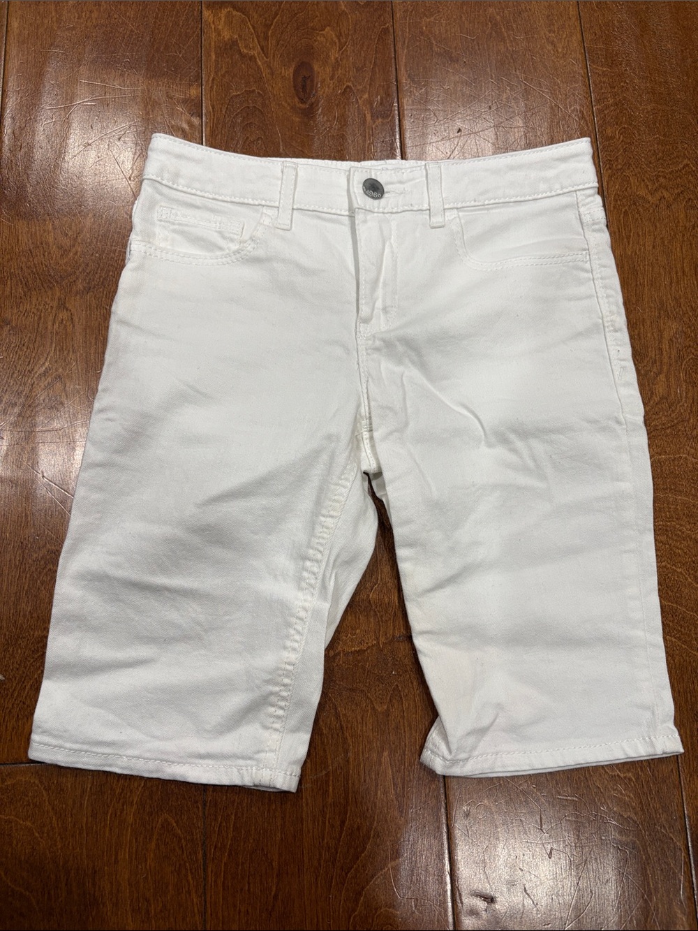 GAP Kids White Denim Bermuda Shorts